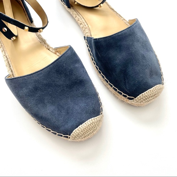 Marc Fisher Studded Suede Espadrille Sandals - Picture 3 of 9
